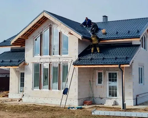 Строительство крыши